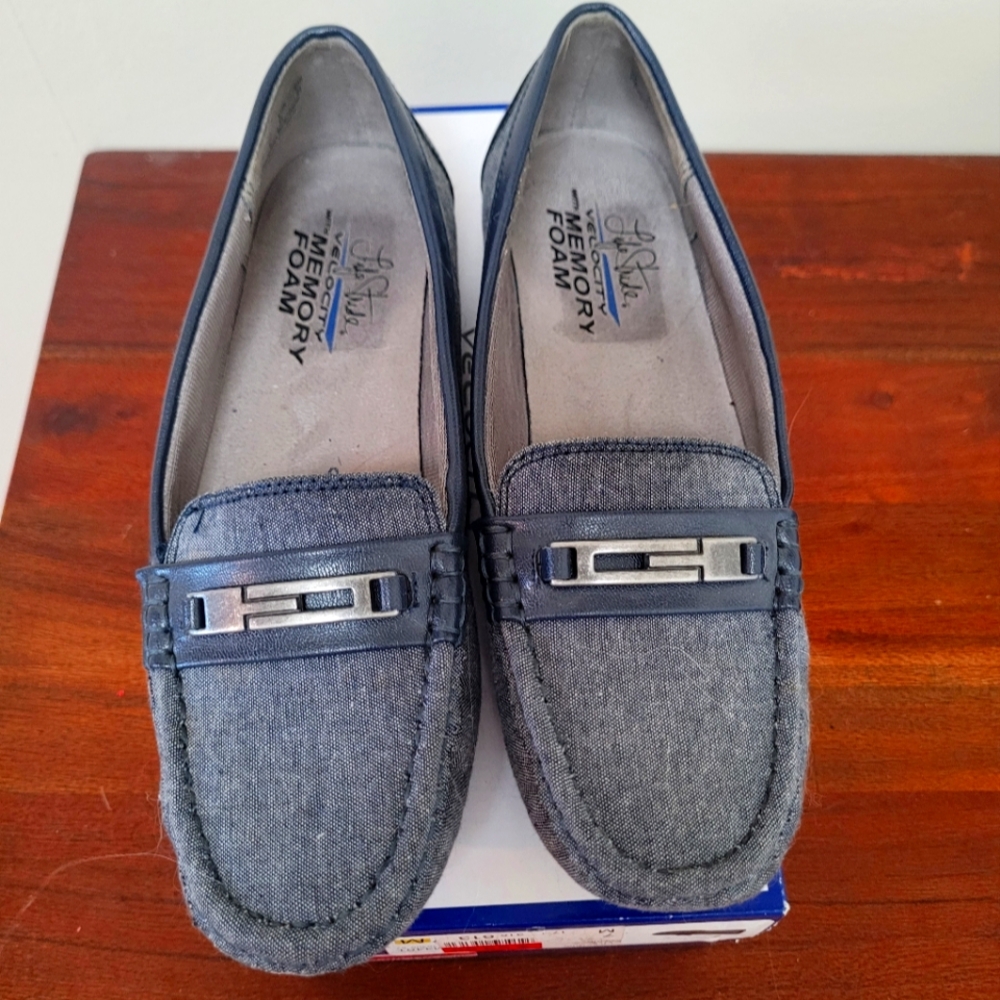 LifeStride Viva Flats Denim Color